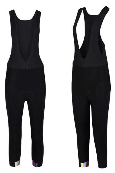 Mountain Warehouse Collection Black Sanremo Womens Cropped Bib Cycling Tights
