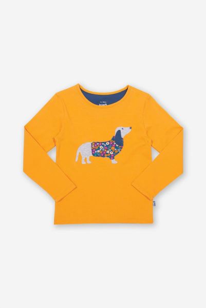Origins Kids Daxie Dog T-Shirt Mountain Warehouse Yellow
