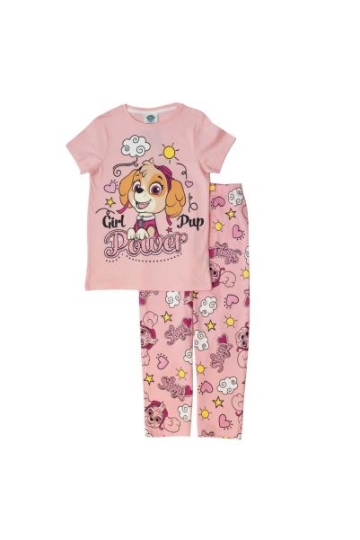 Girl Pup Power Skye Girls Pyjama Set Pale-Pink Mountain Warehouse Collections