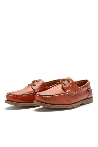 Brand Mountain Warehouse Chestnut The Deck Ii G2 Mens Premium Leather Boat Shoes