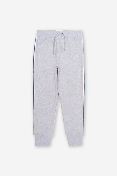 Side Stripe Kids Joggers Grey Mountain Warehouse Brand