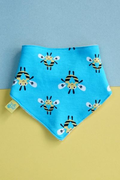 Mountain Warehouse Brands Teal Buzzy Bee Baby Bib