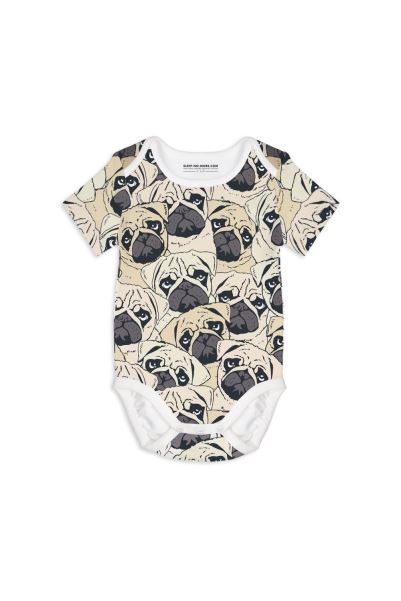 Collections Pug Off Baby Bodysuit Mountain Warehouse Multicoloured
