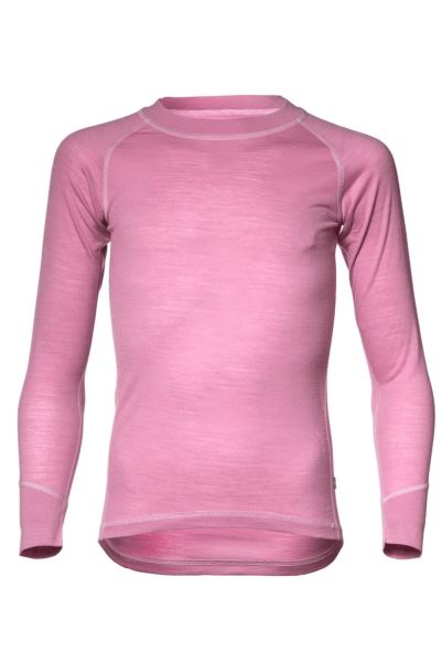 Brand Husky Kids Merino Baselayer Sweater Frost-Pink Mountain Warehouse