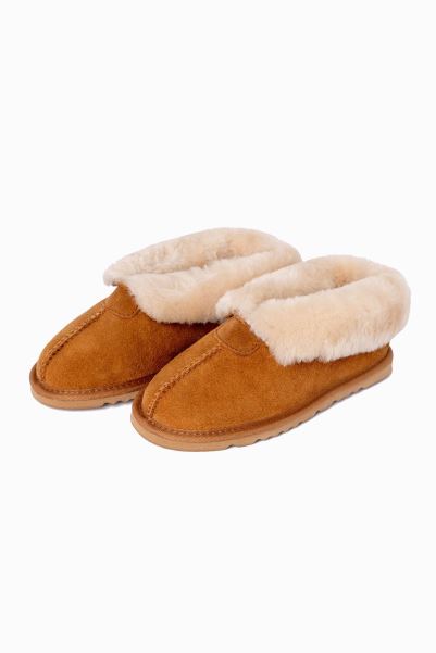 Mountain Warehouse Brands Chestnut Mens Sheepskin Slippers