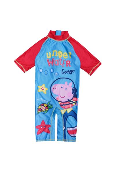 Origins Baby Under Water George Pig One Piece Blue-Red Mountain Warehouse