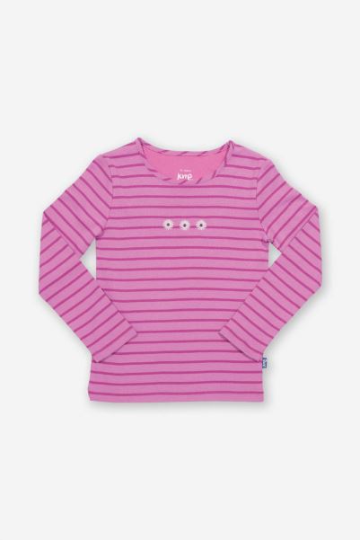 Mountain Warehouse Original Kids Daisy Stripy Top Pink