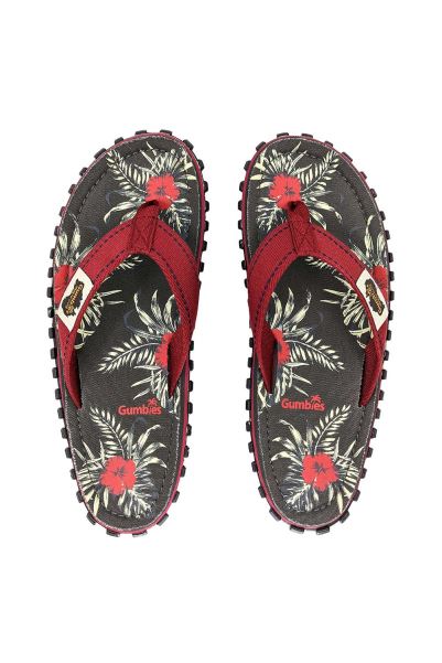 Original Grey-Hibiscus Mountain Warehouse Islander Mens Flip Flops