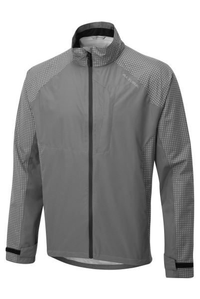 Origins Mountain Warehouse Nightvision Storm Mens Waterproof Cycling Jacket Grey